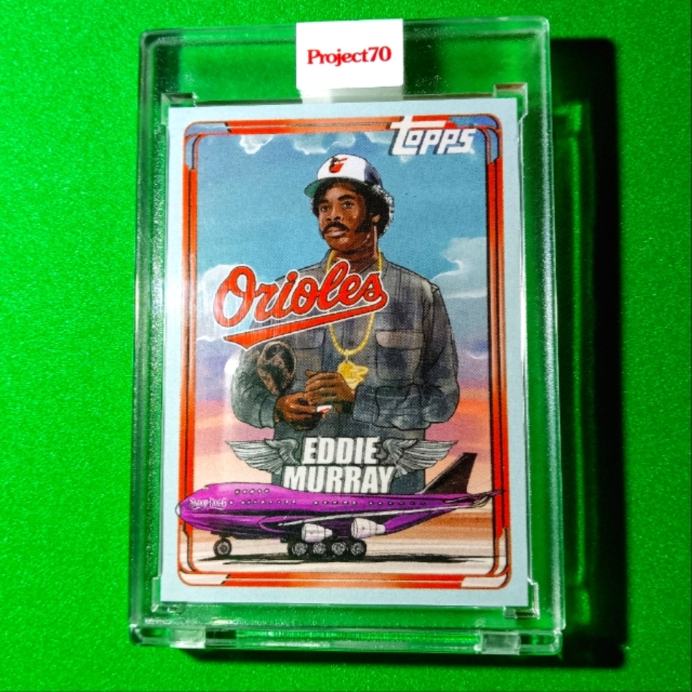 Project 70 Card designed by Snoop Dogg. #133 Eddie Murray Baltimore Orioles 2021